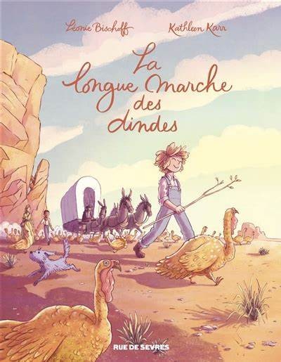 La longue marche des dindes - Click to enlarge picture.