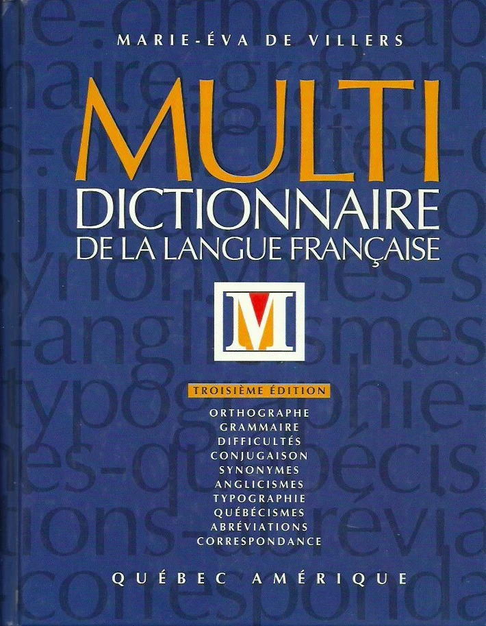 Multi dictionnaire de la langue française - Click to enlarge picture.