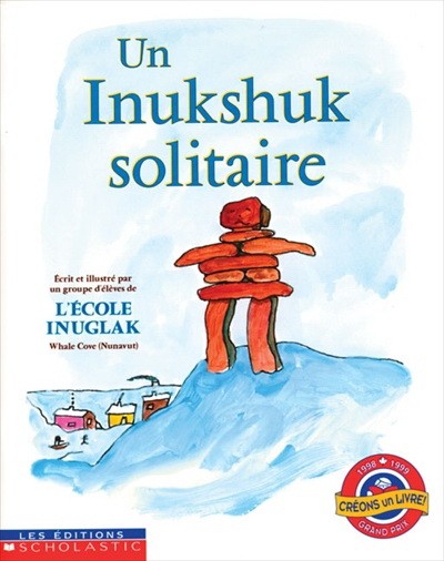 Un Inukshuk solitaire - Click to enlarge picture.