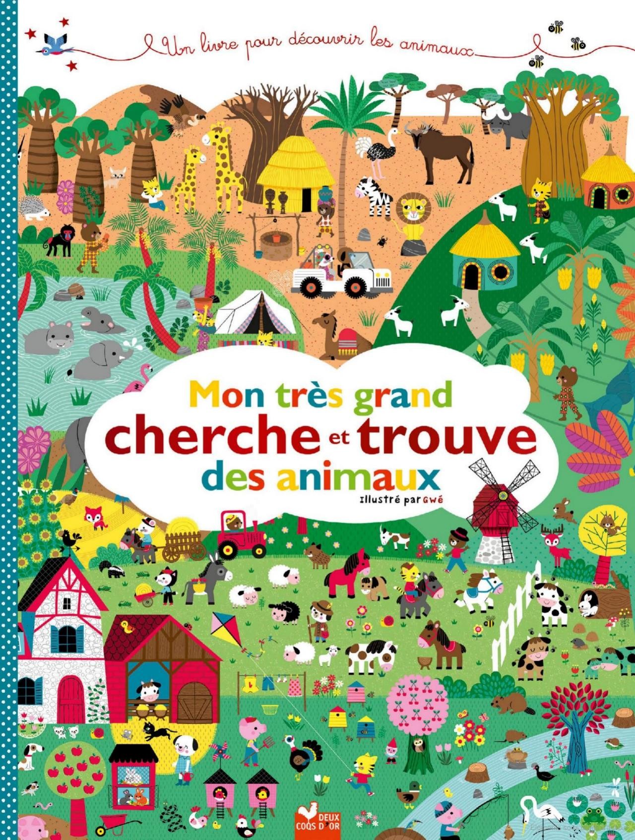 Mon très grand cherche et trouve des animaux - Click to enlarge picture.