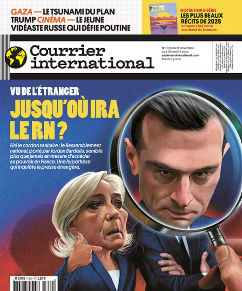 Courrier International - Click to enlarge picture.