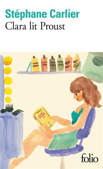 Clara lit Proust - Click to enlarge picture.