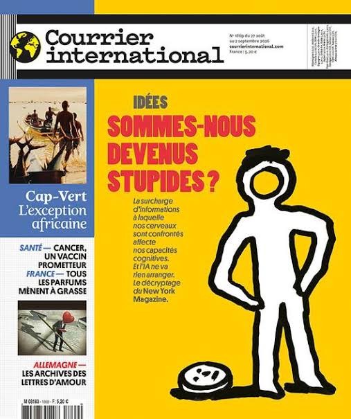 Courrier International - Click to enlarge picture.