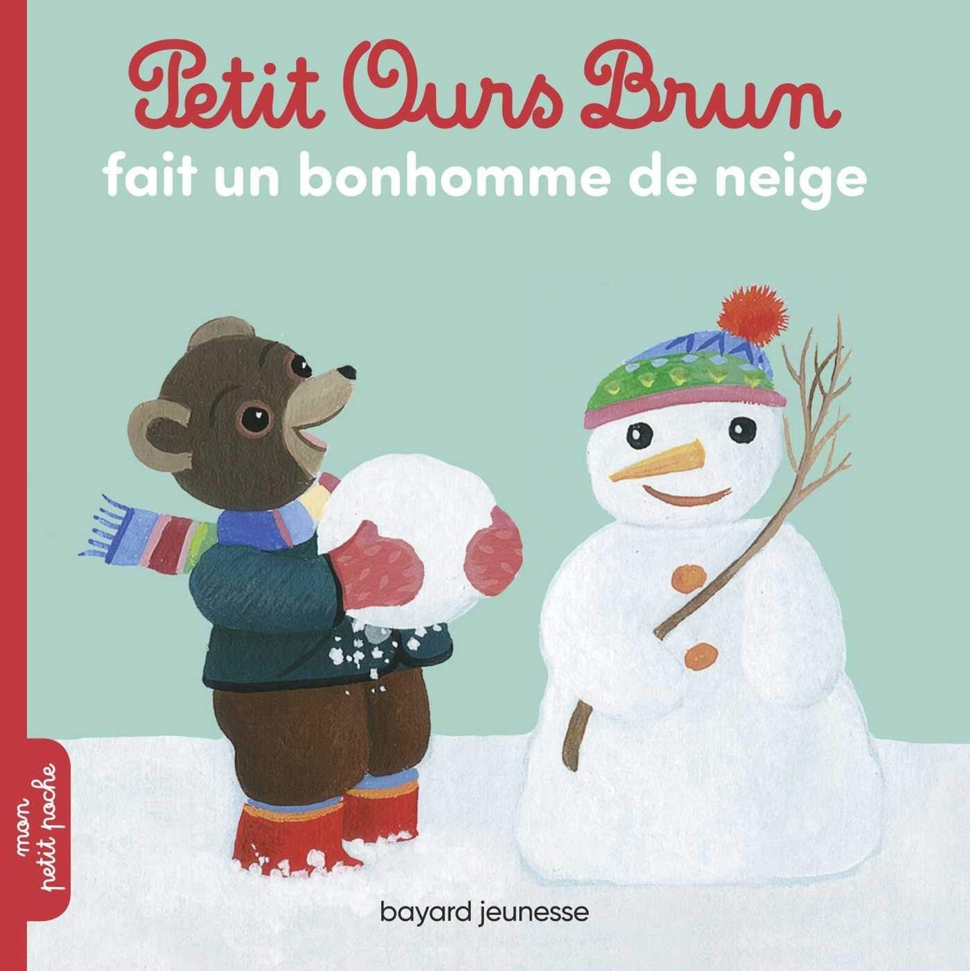 Petit Ours Brun fait un bonhomme de neige - Click to enlarge picture.