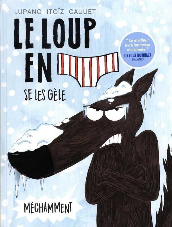 Le loup en [slip] se les gèle méchamment - Click to enlarge picture.
